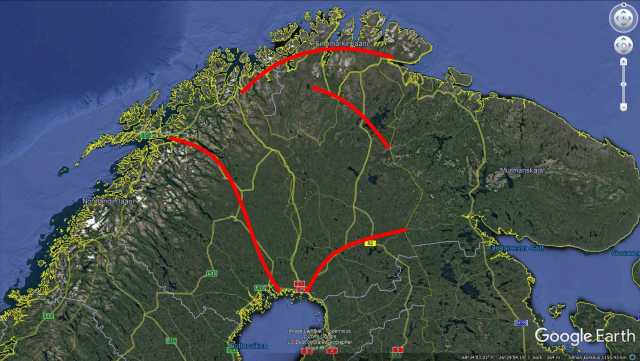 VenäjänHyökkäyslinjatPohjoisessa